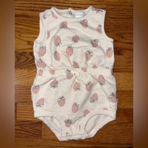 New Little Planet Strawberry Print Baby Romper 24M